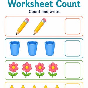 Sunny Summer Worksheet Pages | Summer Worksheets for Kids | Printable PDF | Digital Download image 5