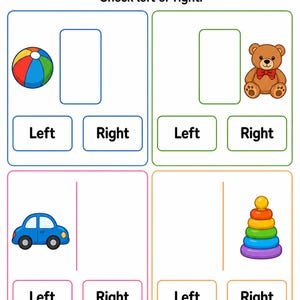 Left Right Learning Trail | Left and Right Worksheets | Printable PDF | Digital Download image 6