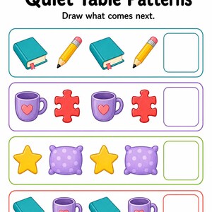 Quiet Table Puzzles | Druckbare besetzten Seiten | Druckbare PDF | Digitaler Download Bild 6