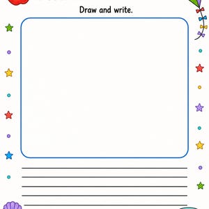 Describe And Draw Pages | Descriptive Writing Worksheets | Printable PDF | Digital Download image 5