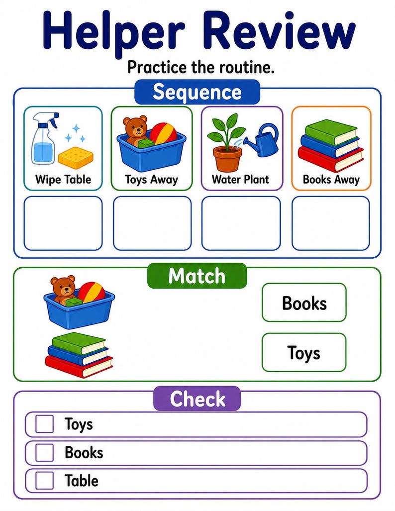 Taakkaarten voor helpers | Karweikaarten voor kinderen | Afdrukbare pdf | Digitale download afbeelding 7