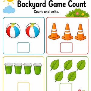 Yard Game Trail Pages | Backyard Game Activity Pages | Printable PDF | Digital Download image 5