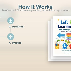 Left Right Learning Trail | Left and Right Worksheets | Printable PDF | Digital Download image 8