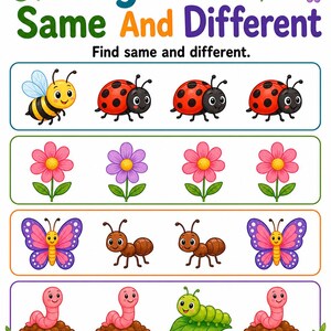 Bug Hunt Busy Pages | Bug Activity Sheets | Printable PDF | Digital Download image 5