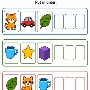 Passende Lernmatten | Passende Aktivitäten für Kinder im Vorschulalter | Druckbare PDF | Digitaler Download Bild 7