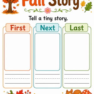 Autumn Leaf Activity Pages | Fall Activity Sheets | Printable PDF | Digital Download image 7