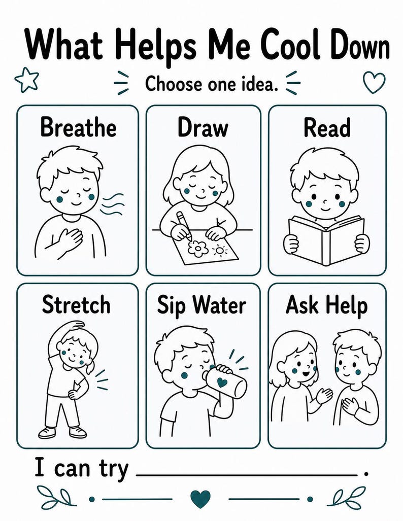 My Feeling Thermometer | Feelings Thermometer | Printable PDF | Digital Download image 7