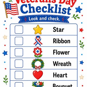 Thank You Star Activity Pages | Veterans Day Activity Sheets | Printable PDF | Digital Download image 4