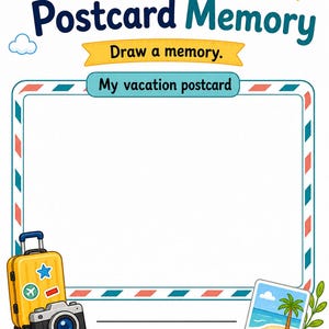 Vacation Journal Pages | Vacation Journal for Kids | Printable PDF | Digital Download image 6