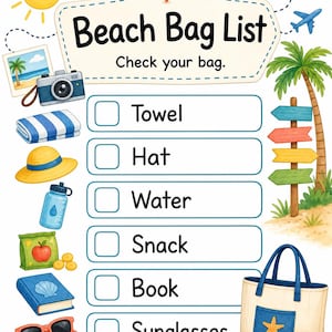 Pagine di avventura in spiaggia / Attività in spiaggia per bambini / PDF stampabile / Download digitale immagine 4