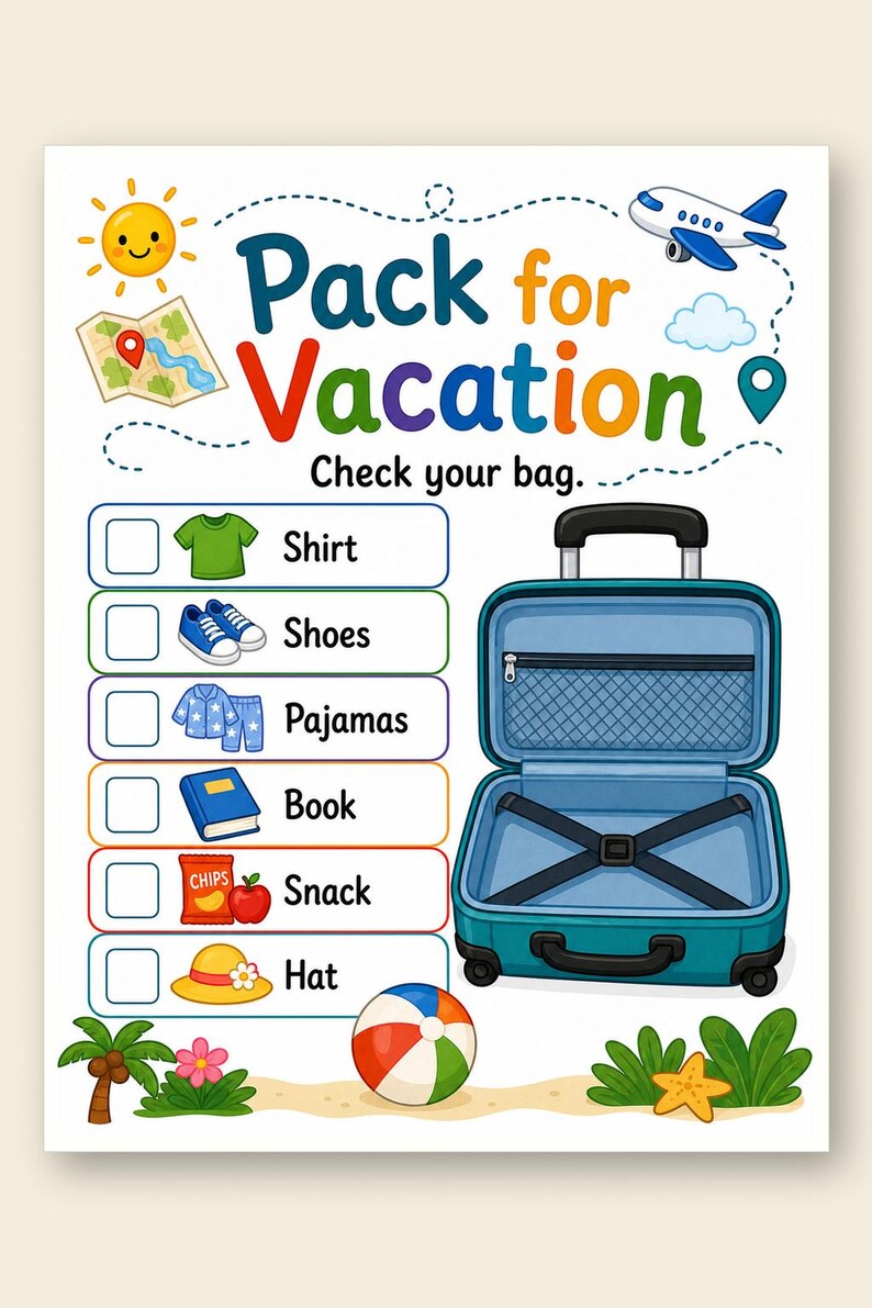 Vacation Explorer Pages | Vacation Activity Pages | Printable PDF | Digital Download image 9