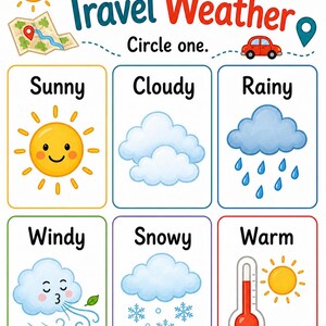 Pagine di attività a tema valigia / Attività di viaggio per bambini / PDF stampabile / Download digitale immagine 6