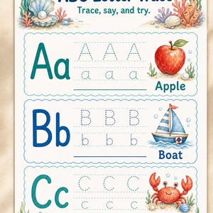 Coral Cove Counting | Preschool Worksheets | Printable PDF | Digital Download image 5