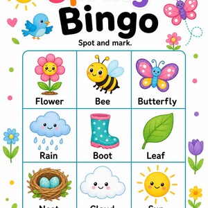 Activiteitenpagina's lentetuin | Activiteitsbladen lente | Afdrukbare pdf | Digitale download afbeelding 3