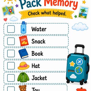 Postcard Memory Pages | Travel Journal for Kids | Printable PDF | Digital Download image 5
