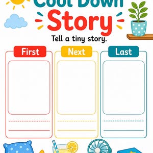 レモネードでクールダウン | 室内で楽しめるクールダウンアクティビティ | 印刷可能なPDF | デジタルダウンロード 画像 7