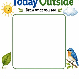 Little Nature Journal | Nature Journal for Kids | Printable PDF | Digital Download image 3