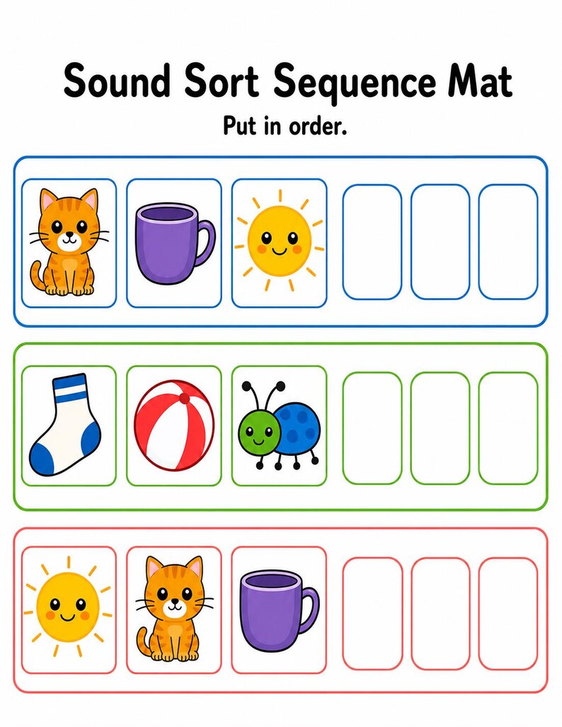 Beginning Sound Sorting Mats | Beginning Sounds Worksheets | Printable PDF | Digital Download image 7