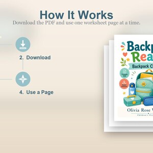 Backpack Ready | Backpack Checklist | Printable PDF | Digital Download image 8