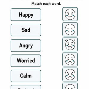 Registro de emociones arcoíris / Tabla de emociones para niños / PDF imprimible / Descarga digital imagen 5