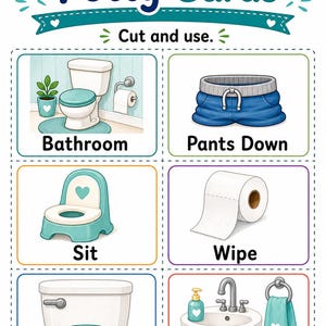 Potty Practice Steps | Potty Training Chart | Printable PDF | Digital Download image 4