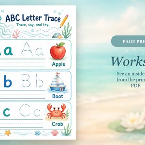 Jellyfish Pencil Paths | Preschool Worksheets | Printable PDF | Digital Download image 6