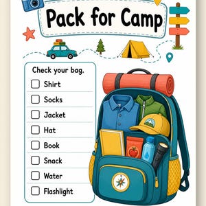 Camping Explorer Pages | Camping Activities for Kids | Printable PDF | Digital Download image 9