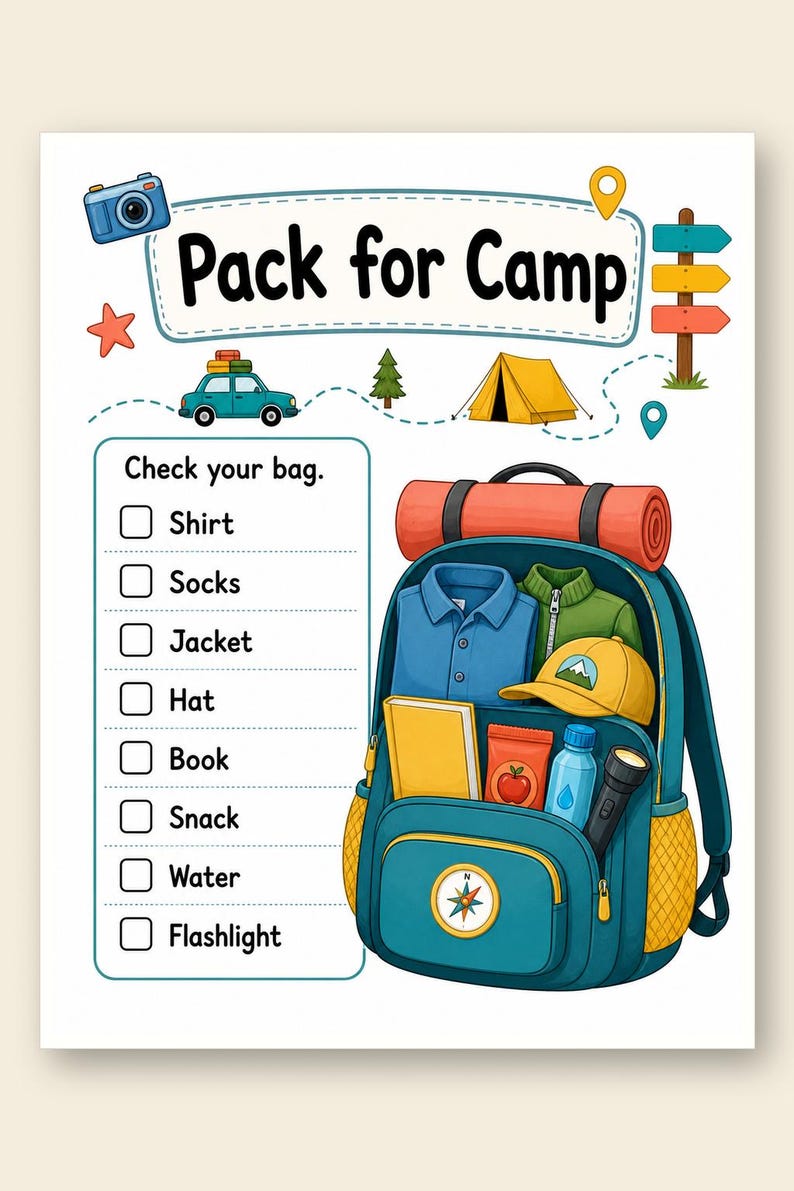 Camping Explorer Pages | Camping Activities for Kids | Printable PDF | Digital Download image 9