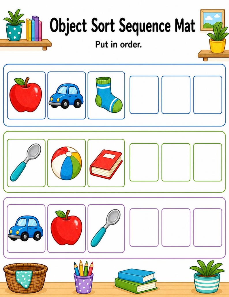 Everyday Object Sort | Category Sorting Worksheets | Printable PDF | Digital Download image 7