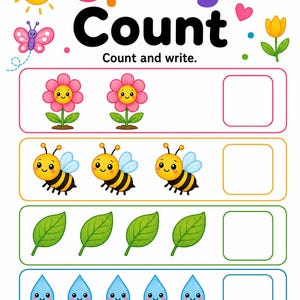 Activiteitenpagina's lentetuin | Activiteitsbladen lente | Afdrukbare pdf | Digitale download afbeelding 5