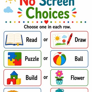 No Screen Summer Fun Pages | No Screen Summer Activities | Printable PDF | Digital Download image 6