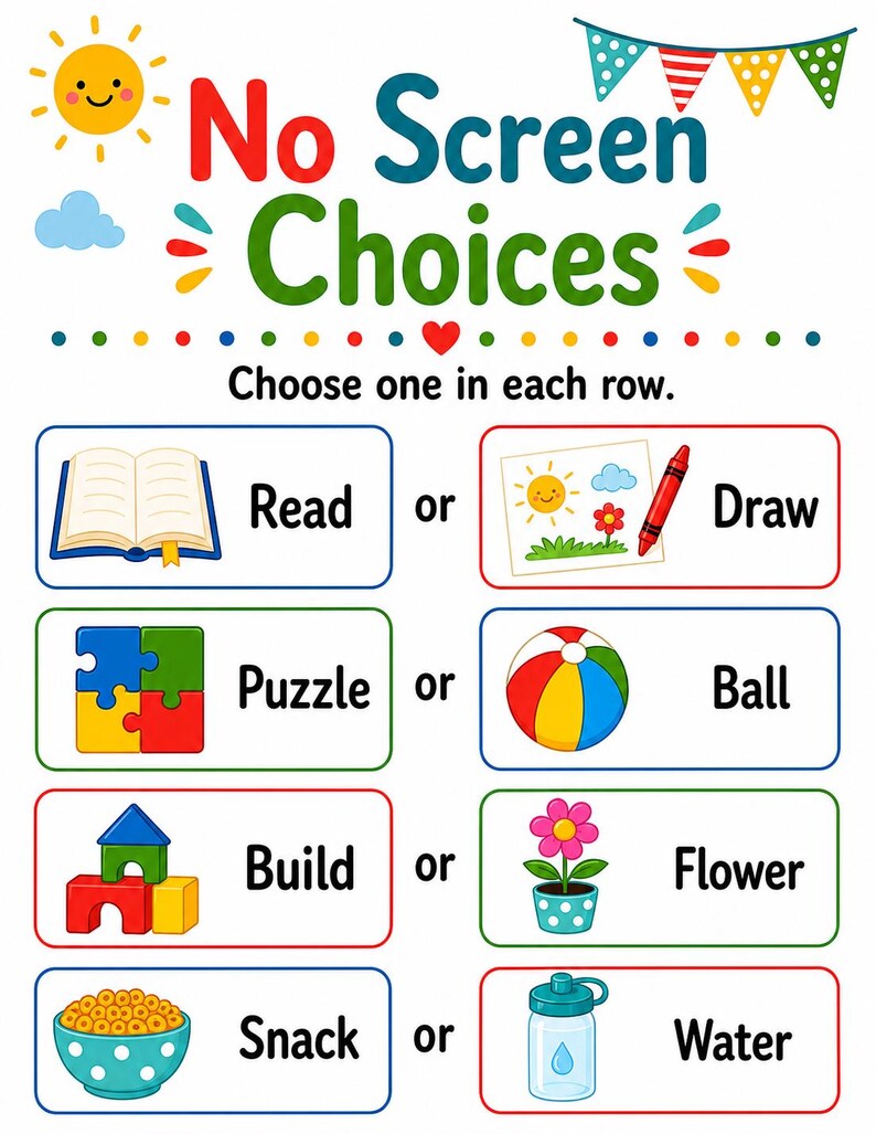 No Screen Summer Fun Pages | No Screen Summer Activities | Printable PDF | Digital Download image 6