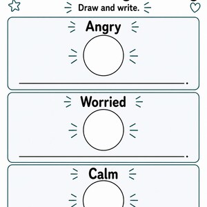 Guia para Lidar com Emoções Intensas | Folhas de Atividades sobre Emoções Intensas | PDF para Imprimir | Download Digital imagem 5