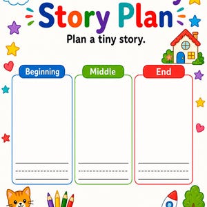 Doodle Story Starters | Drawing Prompts for Kids | Printable PDF | Digital Download image 7