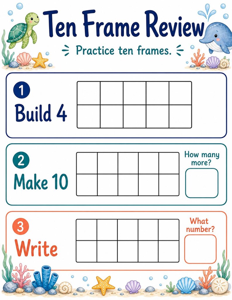 Dix amis cadres | Dix feuilles de travail cadres | PDF imprimable | Téléchargement numérique image 7