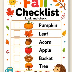 Autumn Leaf Activity Pages | Fall Activity Sheets | Printable PDF | Digital Download image 9