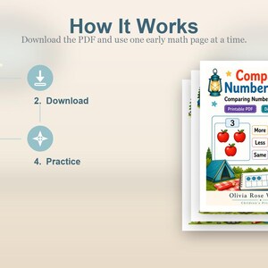 Compare Number Camp | Comparing Numbers Worksheets | Printable PDF | Digital Download image 8