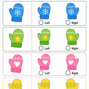 Left Right Learning Trail | Left and Right Worksheets | Printable PDF | Digital Download image 5