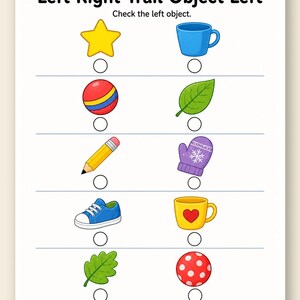Left Right Learning Trail | Left and Right Worksheets | Printable PDF | Digital Download image 9