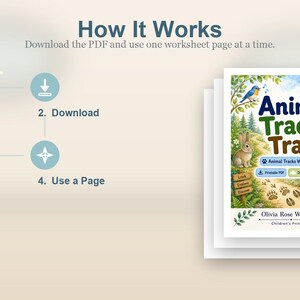 Animal Tracks Trail | Animal Tracks Worksheet | Printable PDF | Digital Download image 8