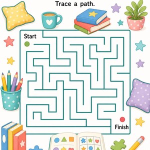 Quiet Puzzle Pack | Printable Puzzle Pages for Kids | Printable PDF | Digital Download image 3