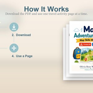Map Adventure Skills | Map Skills Worksheets | Printable PDF | Digital Download image 8