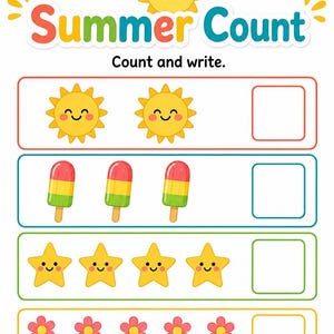 Summer Break Busy Pages | Summer Break Activities for Kids | Printable PDF | Digital Download image 5