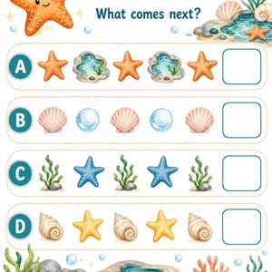Starfish Activity Cove | Kids Activity Sheets | Printable PDF | Digital Download image 5