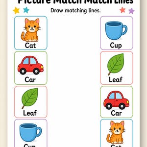 Passende Lernmatten | Passende Aktivitäten für Kinder im Vorschulalter | Druckbare PDF | Digitaler Download Bild 9