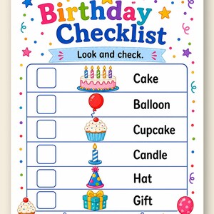 Geburtstagsparty-Tätigkeitsseiten | Geburtstag Aktivität Blätter | Druckbare PDF | Digitaler Download Bild 9
