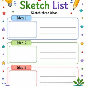 Creative Writing Planner | Writing Graphic Organizer | Printable PDF | Digital Download image 6