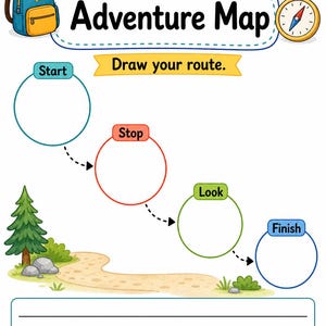 Adventure Journal Pages | Adventure Journal for Kids | Printable PDF | Digital Download image 4