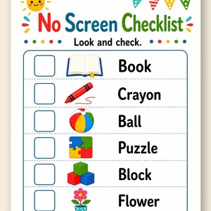No Screen Summer Fun Pages | No Screen Summer Activities | Printable PDF | Digital Download image 9