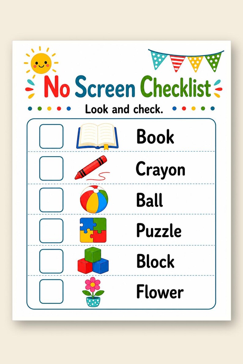 No Screen Summer Fun Pages | No Screen Summer Activities | Printable PDF | Digital Download image 9
